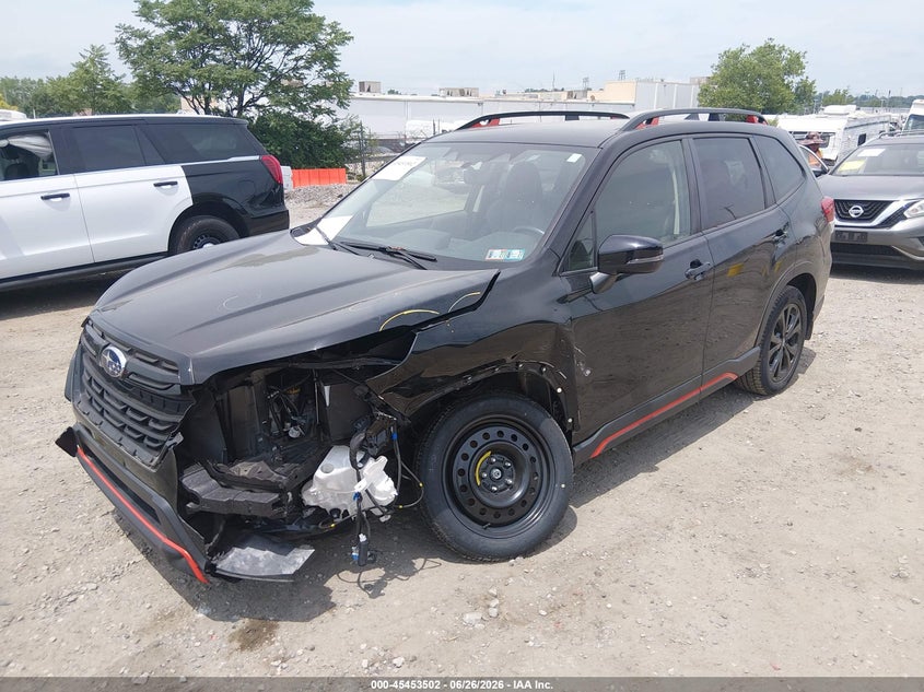 2023 Subaru Forester VIN JF2SKAJC4PH452337 IAAI salvage auction — LEFT FRONT, Salvage Title, sold $9,000 on 2026-07-16 (photo 2)
