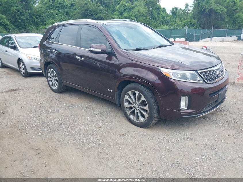 2014 Kia Sorento VIN 5XYKWDA7XEG538605 IAAI salvage auction — NORMAL WEAR, Clear (Maryland), sold $1,600 on 2026-07-16 (photo 1)