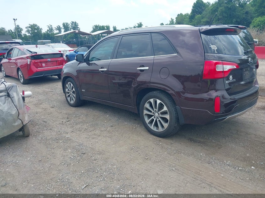 2014 Kia Sorento VIN 5XYKWDA7XEG538605 IAAI salvage auction — NORMAL WEAR, Clear (Maryland), sold $1,600 on 2026-07-16 (photo 3)