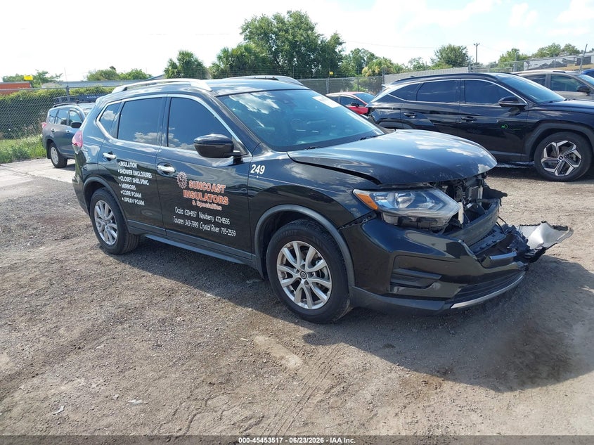 2020 Nissan Rogue VIN KNMAT2MT4LP531922 IAAI salvage auction — FRONT END, Salvage Title, sold $25 on 2026-07-29 (photo 1)