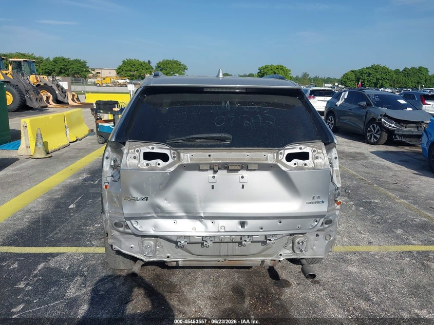 2022 Toyota Rav4 hybrid VIN 4T3LWRFVXNU071292 IAAI salvage auction — REAR END, Clear (Indiana), sold $10,100 on 2026-07-09 (photo 6)
