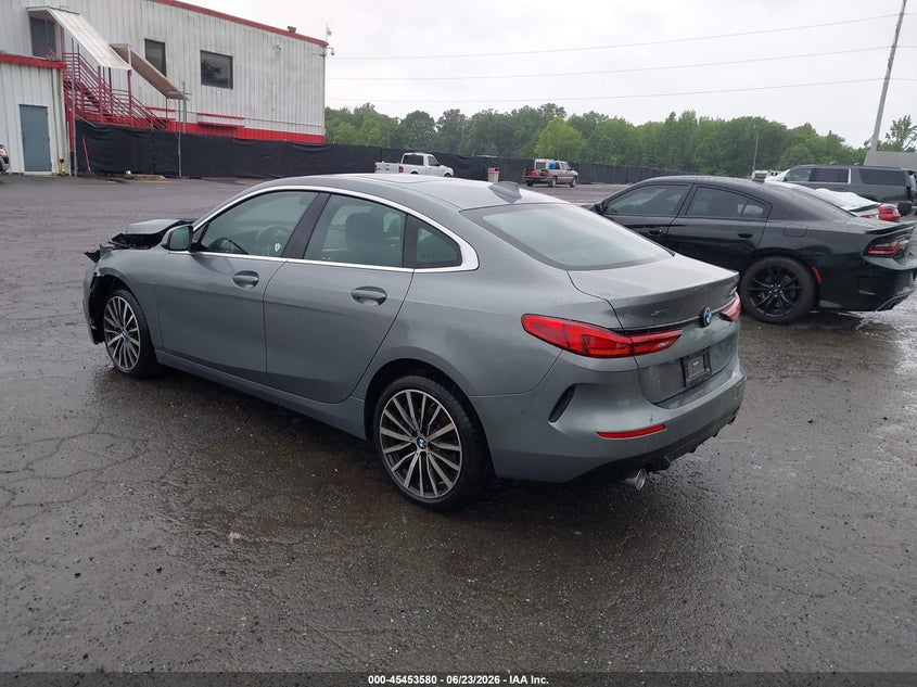 2022 BMW 2er VIN WBA73AK04N7K27583 IAAI salvage auction — FRONT END, Salvage Title, sold $125 on 2026-07-29 (photo 3)