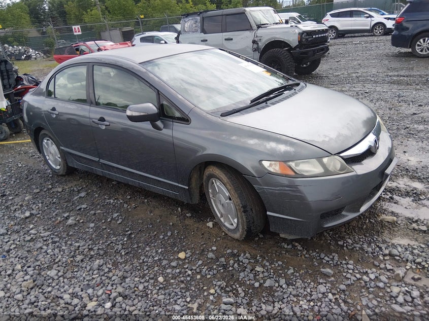 2009 Honda Civic hybrid VIN JHMFA36289S005819 IAAI salvage auction — NORMAL WEAR, Original (West Virginia), sold $100 on 2026-07-29 (photo 1)