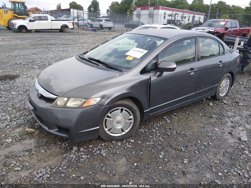 2009 Honda Civic hybrid VIN JHMFA36289S005819 IAAI salvage auction — NORMAL WEAR, Original (West Virginia), sold $100 on 2026-07-29 (photo 2)