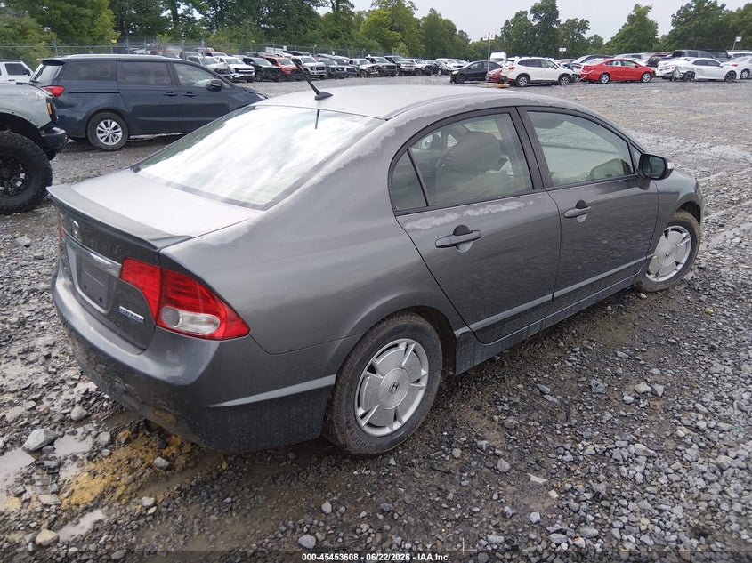 2009 Honda Civic hybrid VIN JHMFA36289S005819 IAAI salvage auction — NORMAL WEAR, Original (West Virginia), sold $100 on 2026-07-29 (photo 4)
