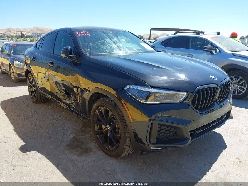 2020 BMW X6 VIN 5UXCY6C0XL9D51357 IAAI salvage auction — RIGHT SIDE, Salvage (California), sold $18,800 on 2026-07-30 (photo 1)