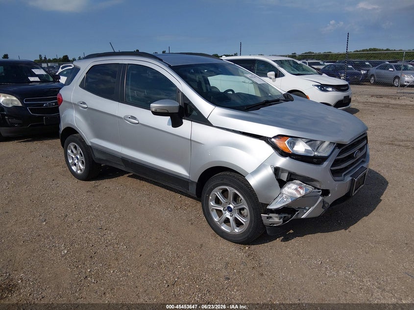 2020 Ford Ecosport VIN MAJ6S3GL9LC384875 IAAI salvage auction — RIGHT FRONT, Salvage (Illinois), sold $1,850 on 2026-07-22 (photo 1)