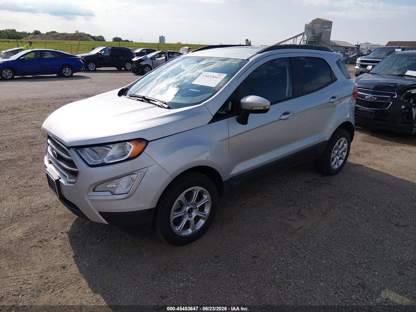 2020 Ford Ecosport VIN MAJ6S3GL9LC384875 IAAI salvage auction — RIGHT FRONT, Salvage (Illinois), sold $1,850 on 2026-07-22 (photo 2)