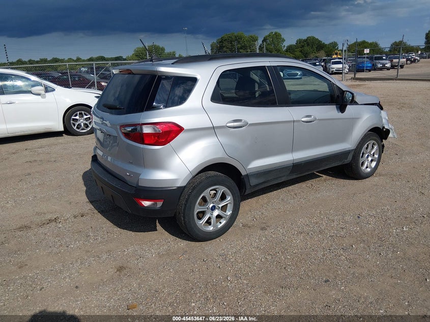 2020 Ford Ecosport VIN MAJ6S3GL9LC384875 IAAI salvage auction — RIGHT FRONT, Salvage (Illinois), sold $1,850 on 2026-07-22 (photo 4)