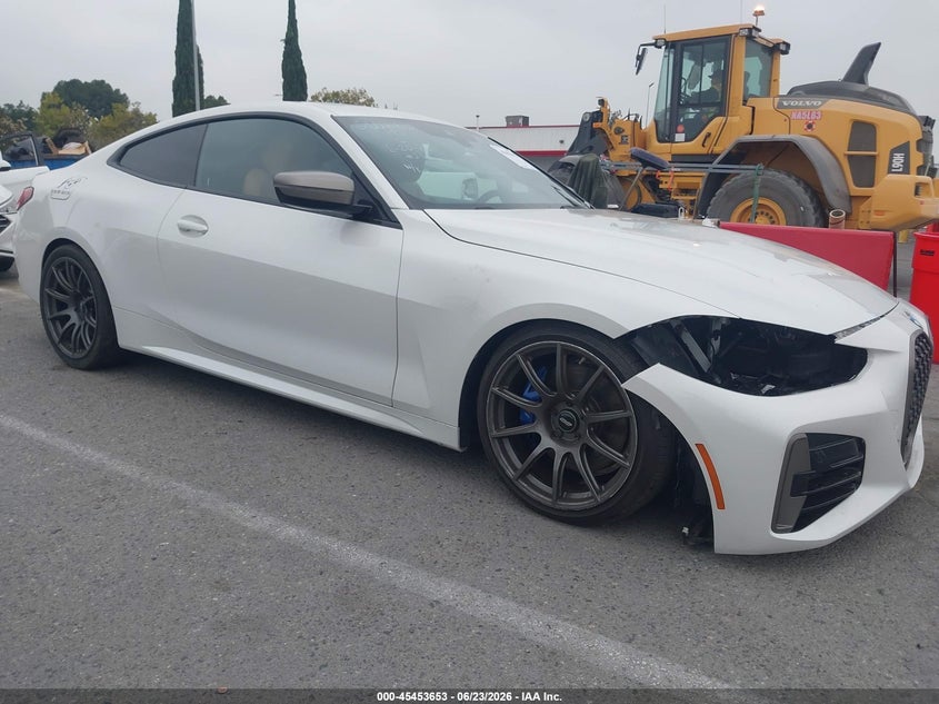 2022 BMW 4er VIN WBA83AP00NCH78245 IAAI salvage auction — FRONT END, Salvage Title, sold $14,800 on 2026-07-30 (photo 1)
