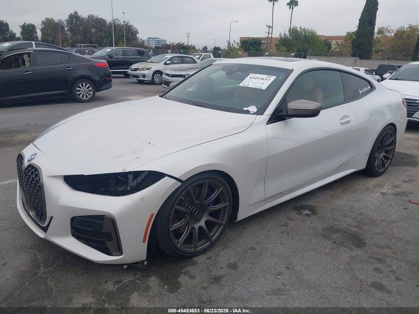 2022 BMW 4er VIN WBA83AP00NCH78245 IAAI salvage auction — FRONT END, Salvage Title, sold $14,800 on 2026-07-30 (photo 2)