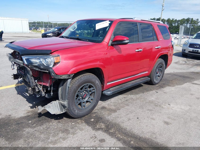 2019 Toyota 4runner VIN JTEBU5JRXK5663973 IAAI salvage auction — FRONT END, Salvage Title, sold $11,400 on 2026-07-29 (photo 2)