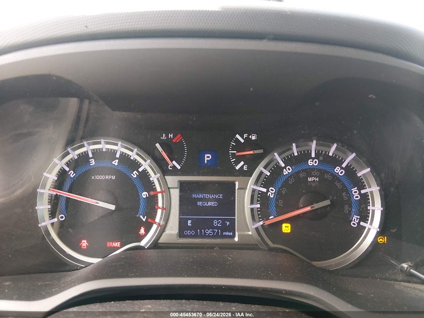 2019 Toyota 4runner VIN JTEBU5JRXK5663973 IAAI salvage auction — FRONT END, Salvage Title, sold $11,400 on 2026-07-29 (photo 7)