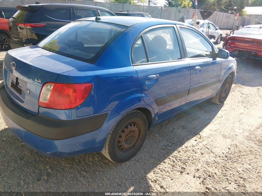 2007 Kia Rio VIN KNADE123876279346 IAAI salvage auction — FRONT END, Clear (Wisconsin), sold $250 on 2026-07-08 (photo 4)