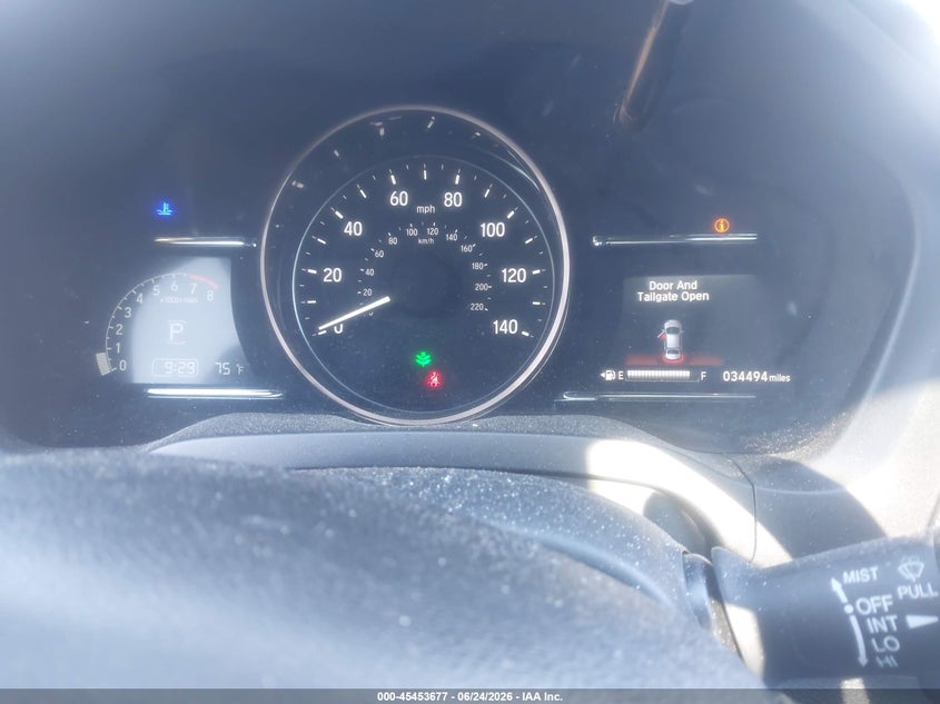 2022 Honda Hr-v VIN 3CZRU6H55NM738129 IAAI salvage auction — ROOF, Salvage (North Carolina), sold $7,300 on 2026-07-30 (photo 7)