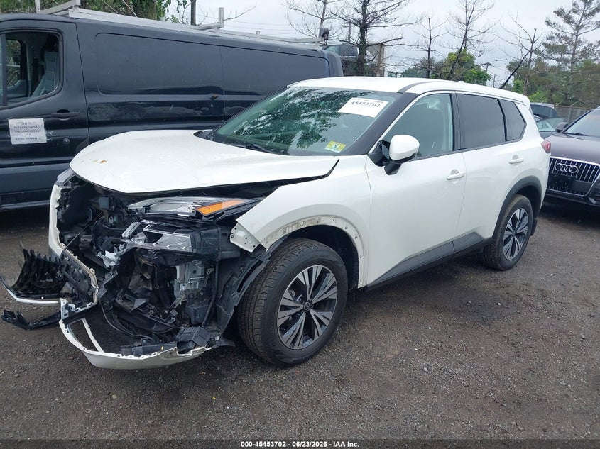 2021 Nissan Rogue VIN 5N1AT3BB3MC755607 IAAI salvage auction — FRONT END, Salvage Title, sold $3,750 on 2026-07-29 (photo 2)