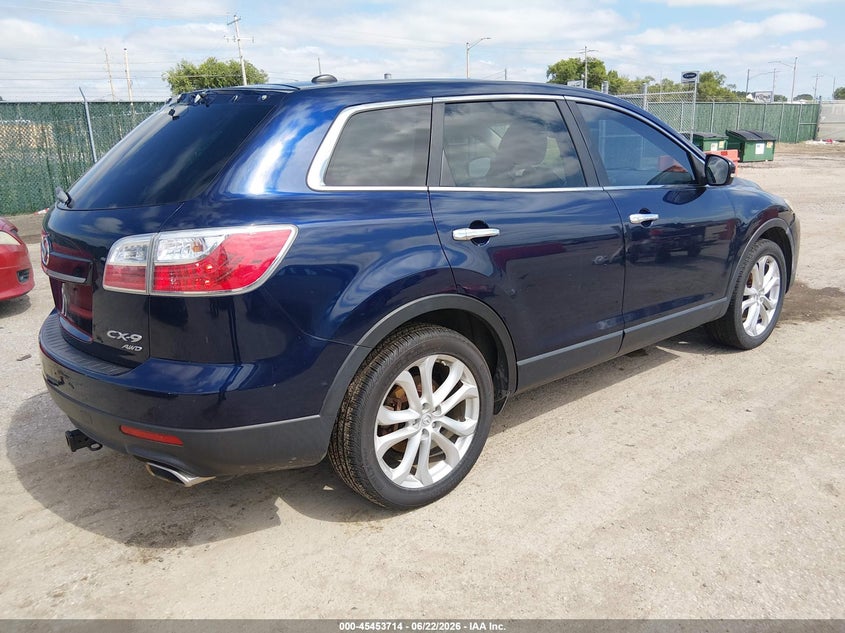 2012 Mazda Cx-9 VIN JM3TB3DV3C0350474 IAAI salvage auction — LEFT FRONT, Salvage (Kansas), sold $1,000 on 2026-07-31 (photo 4)