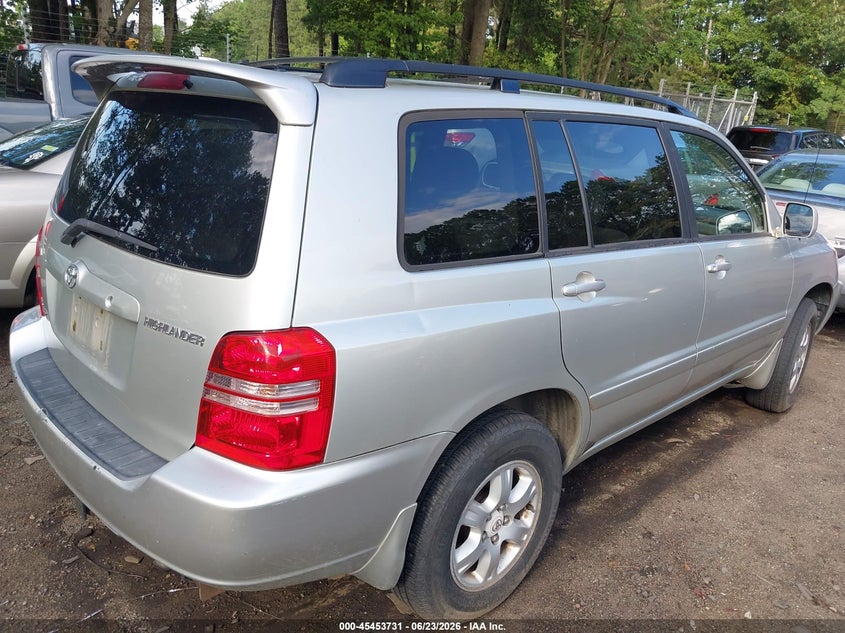 2003 Toyota Highlander VIN JTEHF21A130115243 IAAI salvage auction — NORMAL WEAR, Clear (Virginia), sold $475 on 2026-07-09 (photo 4)