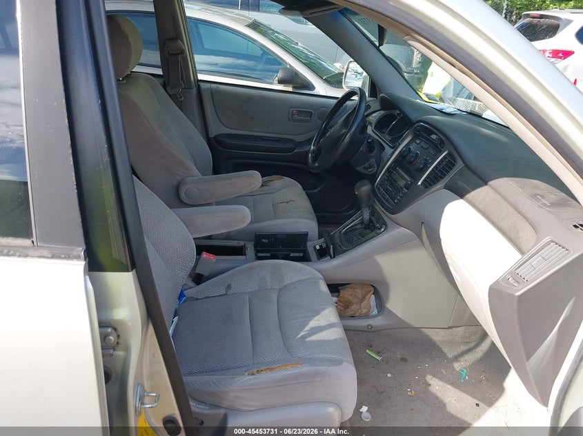 2003 Toyota Highlander VIN JTEHF21A130115243 IAAI salvage auction — NORMAL WEAR, Clear (Virginia), sold $475 on 2026-07-09 (photo 5)