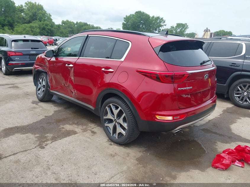 2019 Kia Sportage VIN KNDPRCA61K7597887 IAAI salvage auction — LEFT FRONT, Salvage (Kansas), sold $2,800 on 2026-07-29 (photo 3)