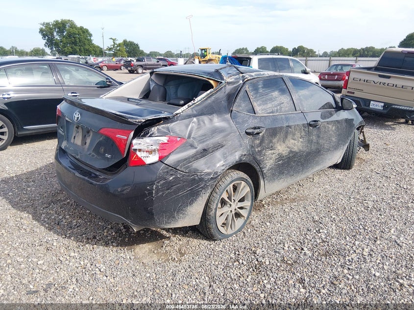 2017 Toyota Corolla VIN 5YFBURHE9HP719380 IAAI salvage auction — ROLLOVER, Salvage (Louisiana), sold $500 on 2026-07-22 (photo 4)