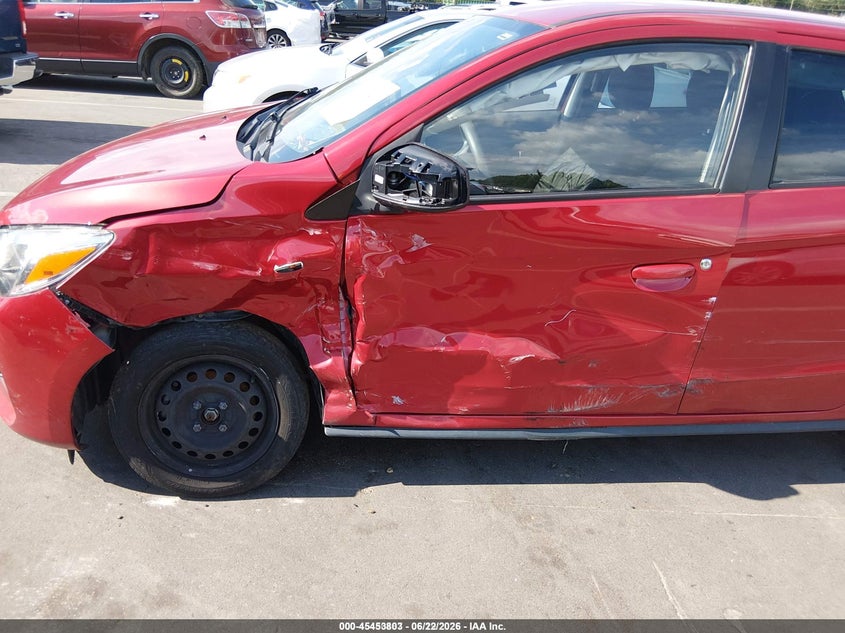 2022 Mitsubishi Mirage VIN ML32AUHJ9NH005493 IAAI salvage auction — REPOSSESSION, Repossession Paperwork (North Carolina), sold $350 on 2026-07-08 (photo 6)