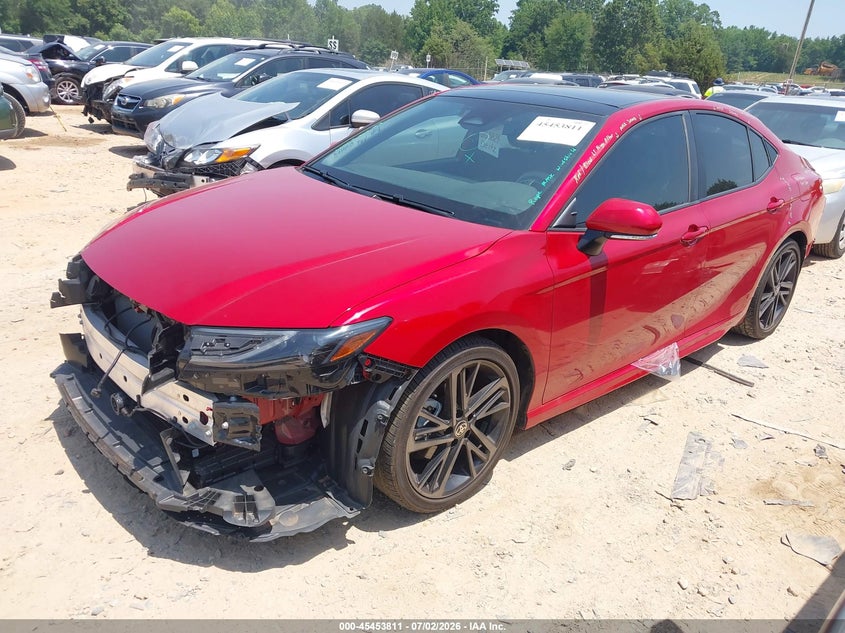 2025 Toyota Camry VIN 4T1DAACK6SU033108 IAAI salvage auction — FRONT & REAR, Salvage Title, sold $13,100 on 2026-07-31 (photo 2)