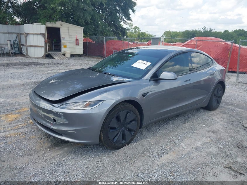 2025 Tesla Model 3 VIN 5YJ3E1EA4SF021119 IAAI salvage auction — FRONT END, Salvage Title, sold $14,250 on 2026-07-30 (photo 2)