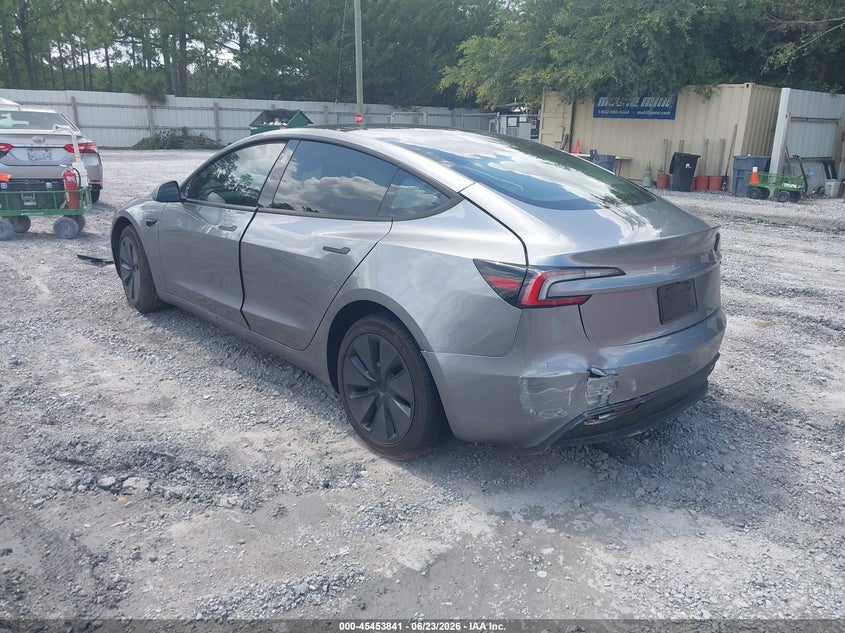 2025 Tesla Model 3 VIN 5YJ3E1EA4SF021119 IAAI salvage auction — FRONT END, Salvage Title, sold $14,250 on 2026-07-30 (photo 3)