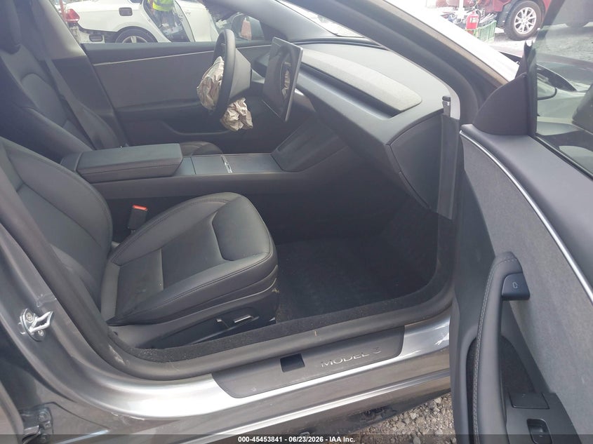 2025 Tesla Model 3 VIN 5YJ3E1EA4SF021119 IAAI salvage auction — FRONT END, Salvage Title, sold $14,250 on 2026-07-30 (photo 5)