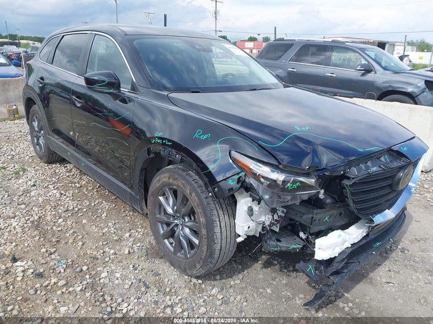 2020 Mazda Cx-9 VIN JM3TCBBY6L0408372 IAAI salvage auction — FRONT END, Junk Bill Of Sale Mv2459 (Wisconsin), sold $3,700 on 2026-07-30 (photo 1)