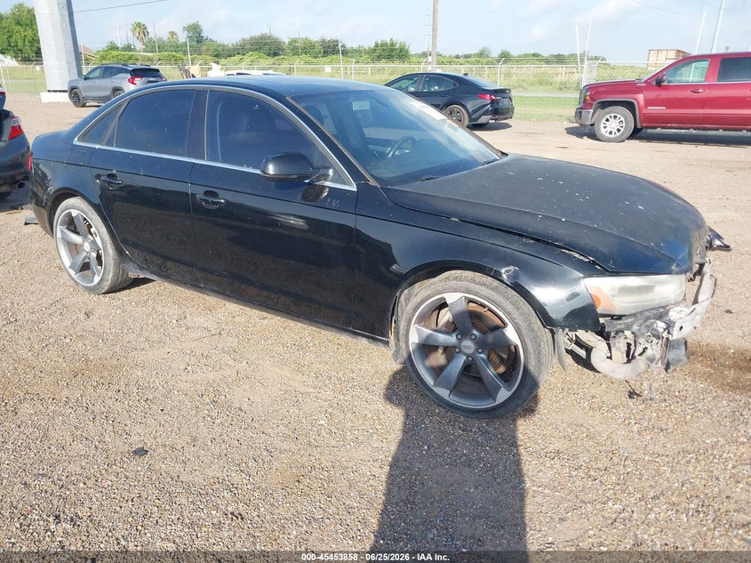 2013 Audi A4 VIN WAUBFAFL5DN005652 IAAI salvage auction — FRONT END, Salvage Title, sold $25 on 2026-07-21 (photo 1)