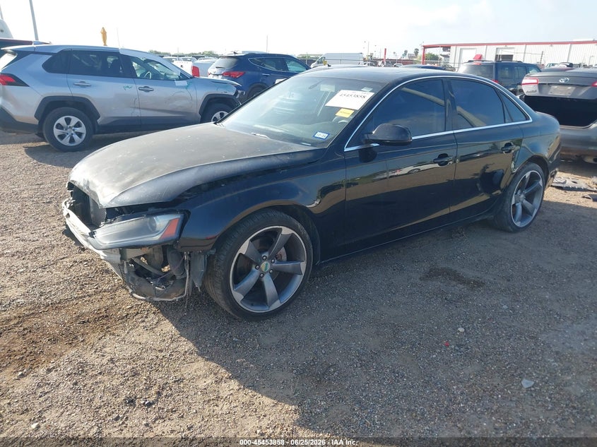 2013 Audi A4 VIN WAUBFAFL5DN005652 IAAI salvage auction — FRONT END, Salvage Title, sold $25 on 2026-07-21 (photo 2)
