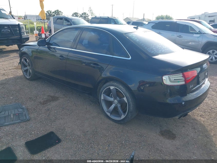 2013 Audi A4 VIN WAUBFAFL5DN005652 IAAI salvage auction — FRONT END, Salvage Title, sold $25 on 2026-07-21 (photo 3)