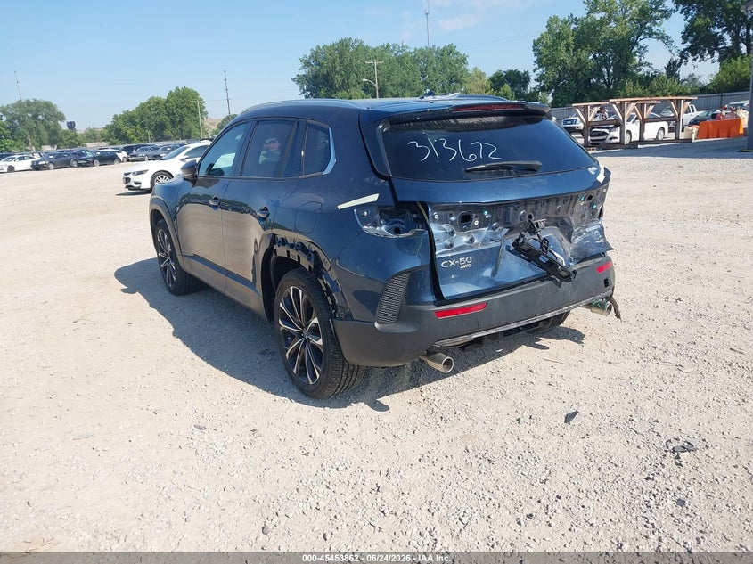 2025 Mazda Cx-50 VIN 7MMVABEM1SN313672 IAAI salvage auction — REAR END, Salvage Title, sold $9,600 on 2026-07-29 (photo 3)