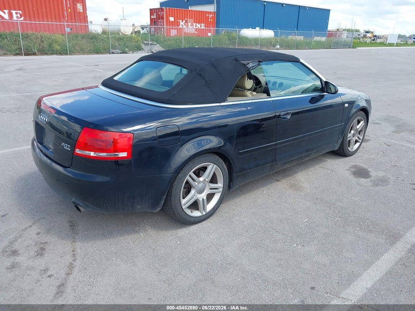 2008 Audi A4 VIN WAUDF48H08K005195 IAAI salvage auction — LEFT & RIGHT, Certificate Of Title (Nebraska), sold $500 on 2026-07-16 (photo 4)