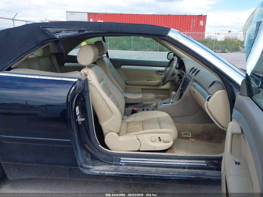 2008 Audi A4 VIN WAUDF48H08K005195 IAAI salvage auction — LEFT & RIGHT, Certificate Of Title (Nebraska), sold $500 on 2026-07-16 (photo 5)