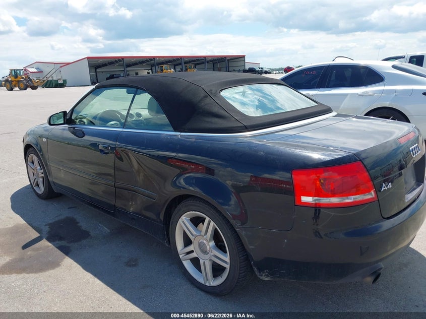 2008 Audi A4 VIN WAUDF48H08K005195 IAAI salvage auction — LEFT & RIGHT, Certificate Of Title (Nebraska), sold $500 on 2026-07-16 (photo 6)
