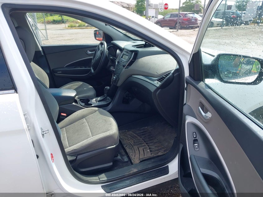 2015 Hyundai Santa fe VIN 5XYZTDLB1FG300474 IAAI salvage auction — LEFT REAR, Clear (Illinois), sold $1,600 on 2026-07-15 (photo 5)