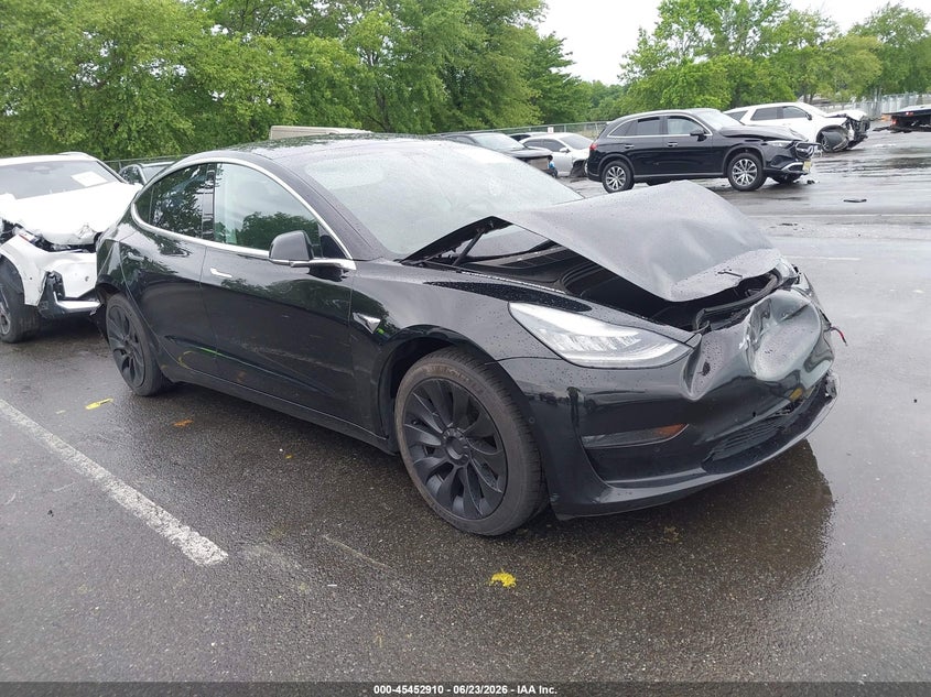 2019 Tesla Model 3 VIN 5YJ3E1EB3KF418037 IAAI salvage auction — FRONT END, Salvage Title, sold $4,550 on 2026-08-19 (photo 1)