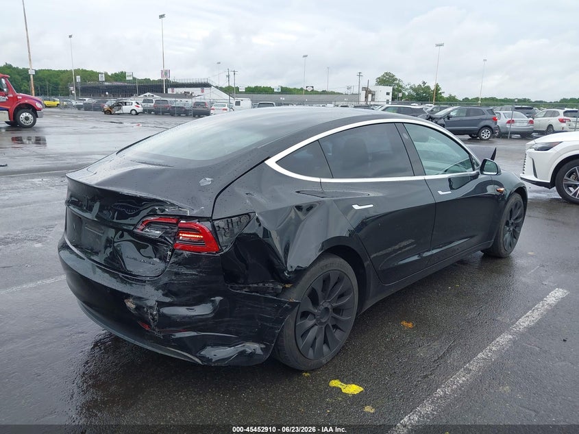 2019 Tesla Model 3 VIN 5YJ3E1EB3KF418037 IAAI salvage auction — FRONT END, Salvage Title, sold $4,550 on 2026-08-19 (photo 4)
