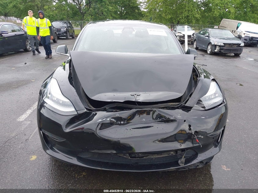 2019 Tesla Model 3 VIN 5YJ3E1EB3KF418037 IAAI salvage auction — FRONT END, Salvage Title, sold $4,550 on 2026-08-19 (photo 6)