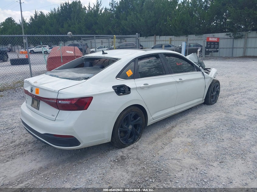 2025 Volkswagen Jetta VIN 3VW7X7BU3SM039939 IAAI salvage auction — FRONT END, Salvage Title, sold $300 on 2026-07-23 (photo 4)