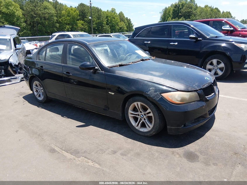 2008 BMW 3 series VIN WBAVA335X8FV66748 IAAI salvage auction — NORMAL WEAR, Clear (North Carolina), sold $425 on 2026-07-15 (photo 1)