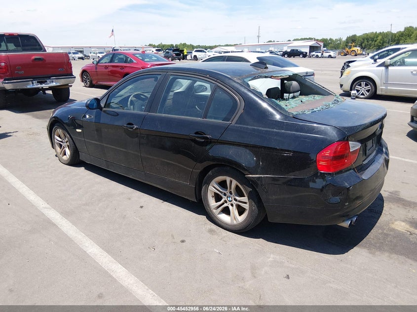 2008 BMW 3 series VIN WBAVA335X8FV66748 IAAI salvage auction — NORMAL WEAR, Clear (North Carolina), sold $425 on 2026-07-15 (photo 3)