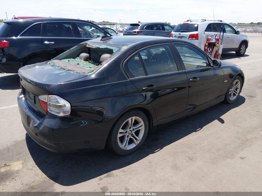 2008 BMW 3 series VIN WBAVA335X8FV66748 IAAI salvage auction — NORMAL WEAR, Clear (North Carolina), sold $425 on 2026-07-15 (photo 4)