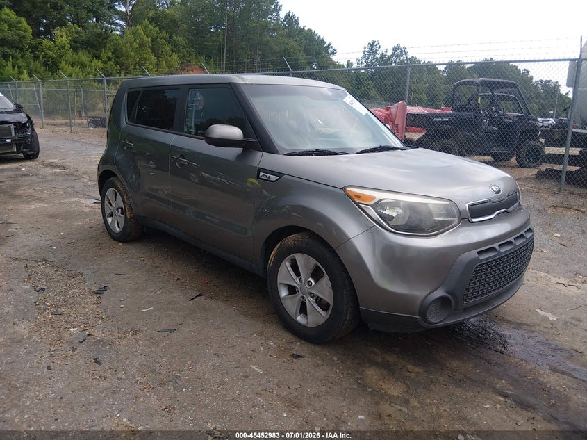 2016 Kia Soul VIN KNDJN2A29G7340511 IAAI salvage auction — REPOSSESSION, Salvage Title, sold $250 on 2026-07-22 (photo 1)