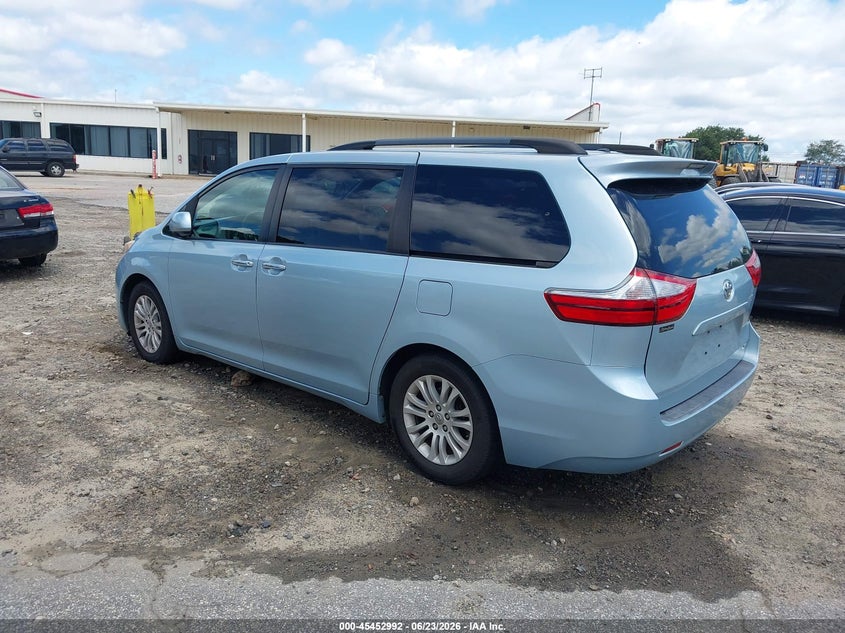 2015 Toyota Sienna VIN 5TDYK3DCXFS663746 IAAI salvage auction — NORMAL WEAR, Repossession Paperwork (Georgia), sold $2,200 on 2026-07-23 (photo 3)