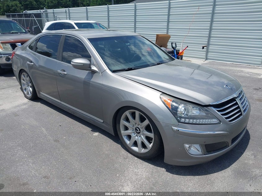 2012 Hyundai Equus VIN KMHGH4JH3CU051570 IAAI salvage auction — NORMAL WEAR, Clear (Georgia), sold $450 on 2026-07-22 (photo 1)