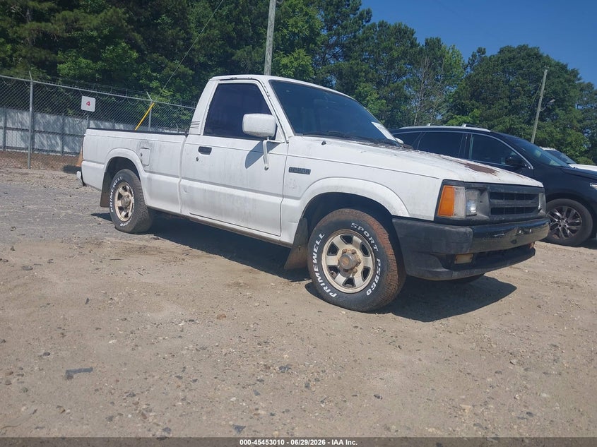 1991 Mazda B2200 VIN JM2UF1137M0132219 IAAI salvage auction — NORMAL WEAR, Clear (Georgia), sold $800 on 2026-07-09 (photo 1)